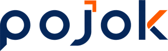 pojok ব্র্যান্ডের সোনালি লোগো
